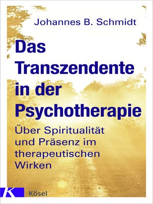 cover image of Das Transzendente in der Psychotherapie